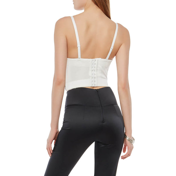 Geometric Women's Bustier Corset Crop Top - FANCYMAKE