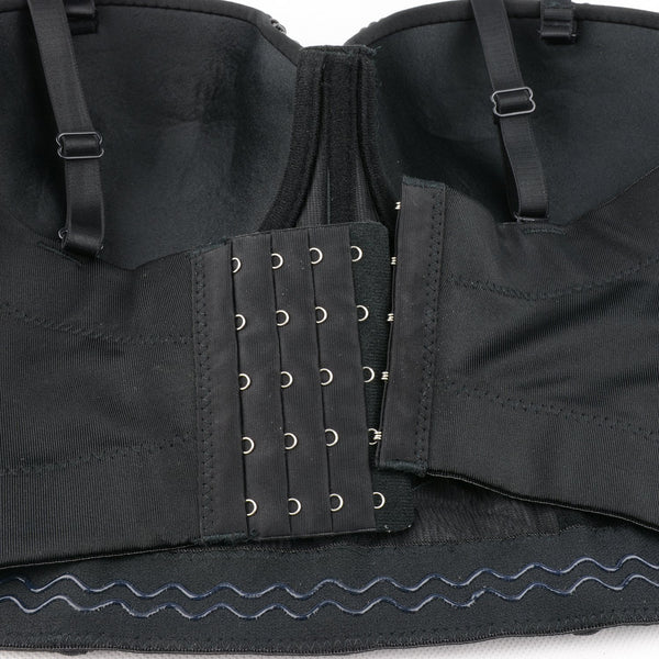 Women's Rhinestone Diamond Chain Bustier Crop Top Corset Top Bralet Silver - FANCYMAKE