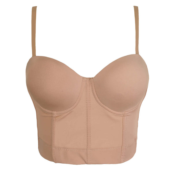 Basic Smooth Women's Bustier Bra Crop Top - FANCYMAKE