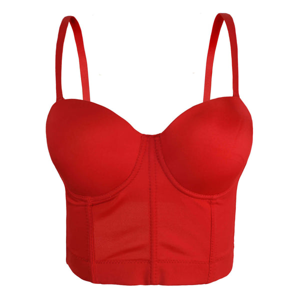Basic Smooth Women's Bustier Bra Crop Top - FANCYMAKE