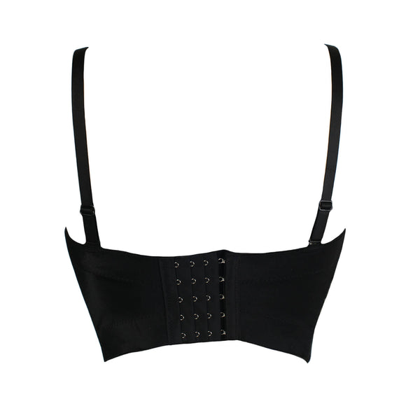 Handmade Pearls Jewel Diamond Bralet Women's Bustier Top - FANCYMAKE