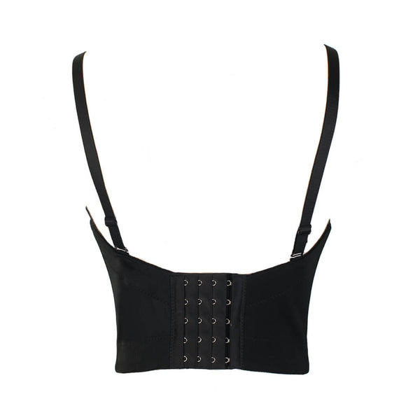 Rhinestone Bead Bustier Pearls Diamond Bralette Tops - FANCYMAKE