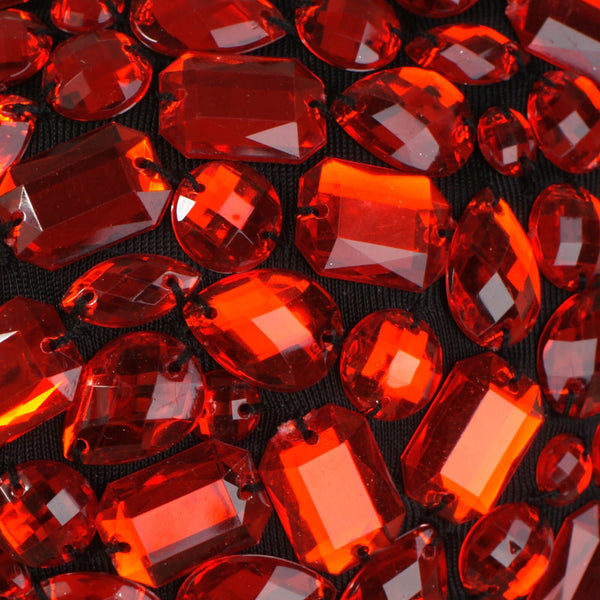 Rhinestone Pearls Night Club Party Bustier Crop Top - FANCYMAKE