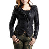 Rivets PU Leather Punk Biker Jacket
