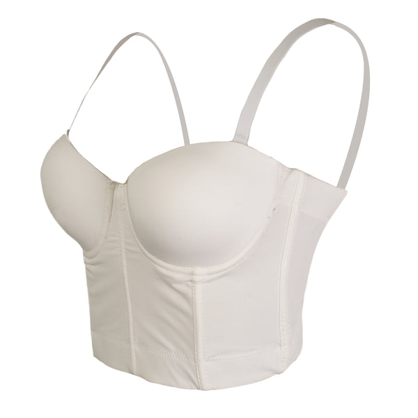 Basic Smooth Women's Bustier Bra Crop Top - FANCYMAKE