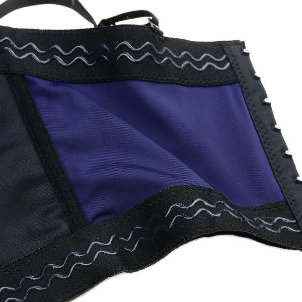 Velvet Soft Bustier Crop Top Push Up Women's Corset Top Bra Blue - FANCYMAKE