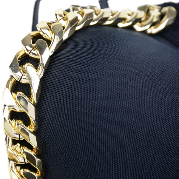 Women Gold Chain Smooth Push up Bustier Crop Top Corset Bra with Detachable Straps Black - FANCYMAKE