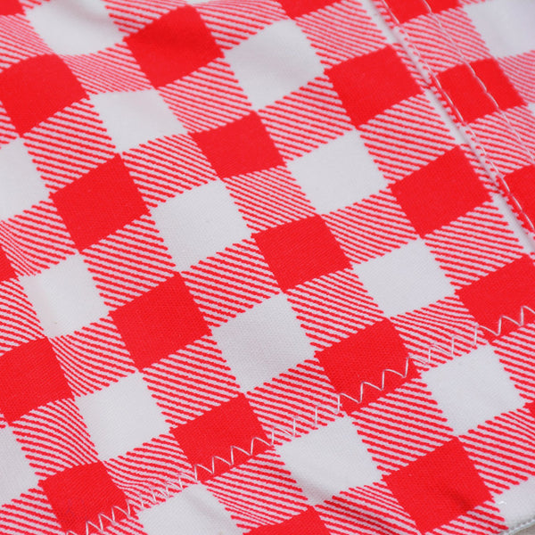 Women's Plaid Bustier Crop Top Sexy Women's Corset Top Bra Red - FANCYMAKE