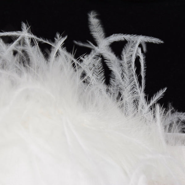 Women's Feather Tassel Cut Cross Strappy Lace Bustier Tops Sexy Club Party Crop Top White - FANCYMAKE