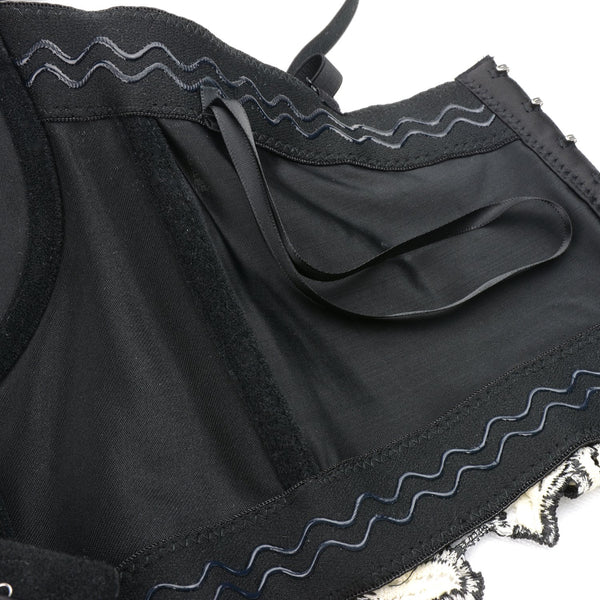 Floral Elegant Bralette Embroidery Camis Bustier Crop Top - FANCYMAKE