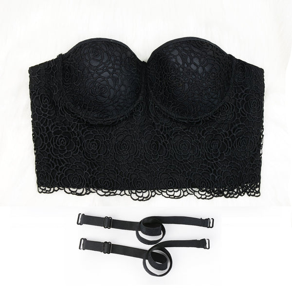 Floral Lace Women's Bustier Corset Top