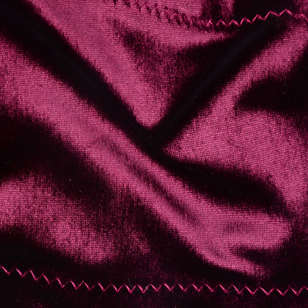 Velvet Soft Bustier Crop Top Push Up Women's Corset Top Bra Red - FANCYMAKE