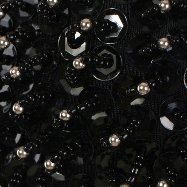 Diamond Pearls Sexy Black Bustier Crop Top - FANCYMAKE