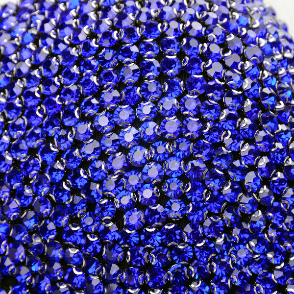 Blue Women's Colored Diamond Corset Bra - FANCYMAKE